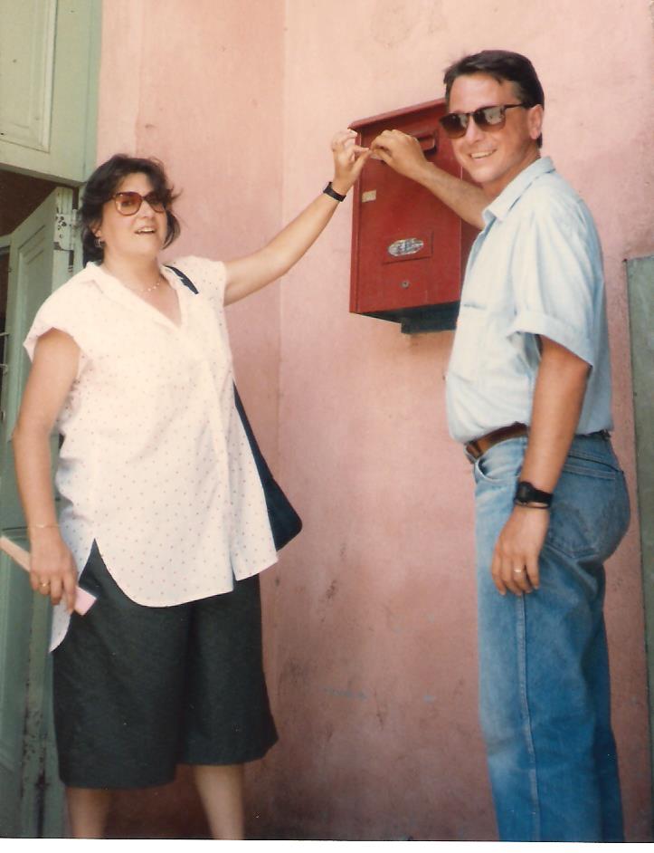 Inmaculada en Cuba con Carlos Peñafort, 1987.
