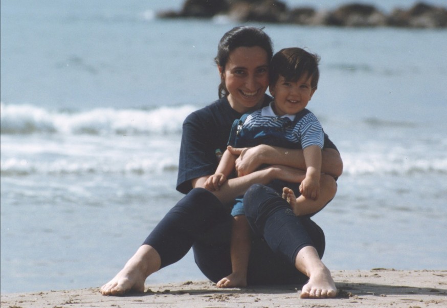  Jaime en la playa de Benicasim, 1992
